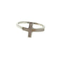 Sterling Silver Shell Cross Ring