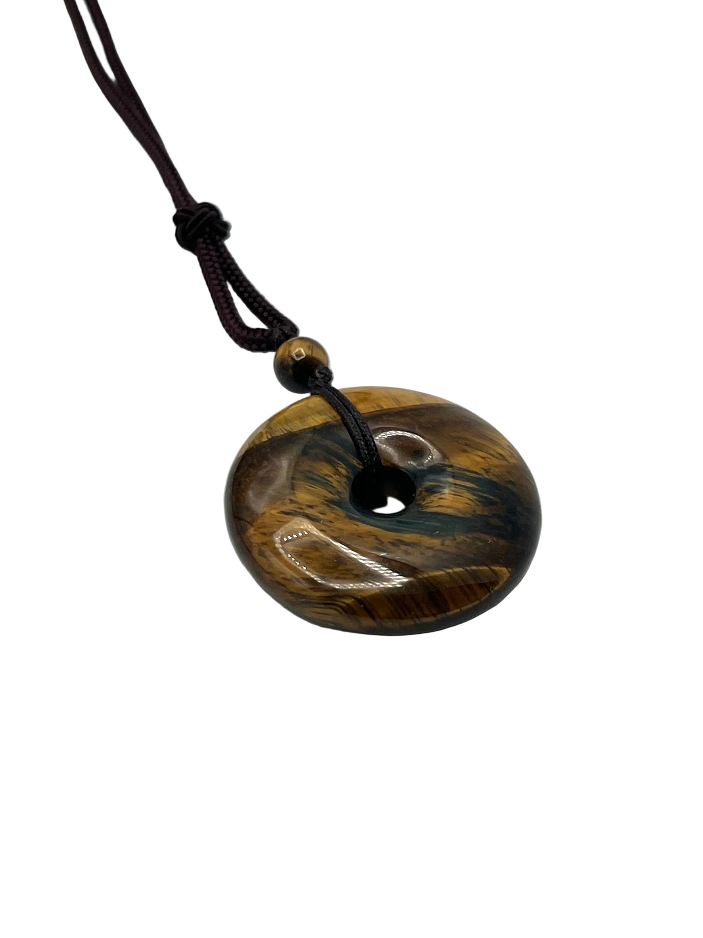 Tigers Eye Coin Necklaces