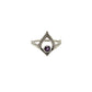 Crown Gemstone Rings
