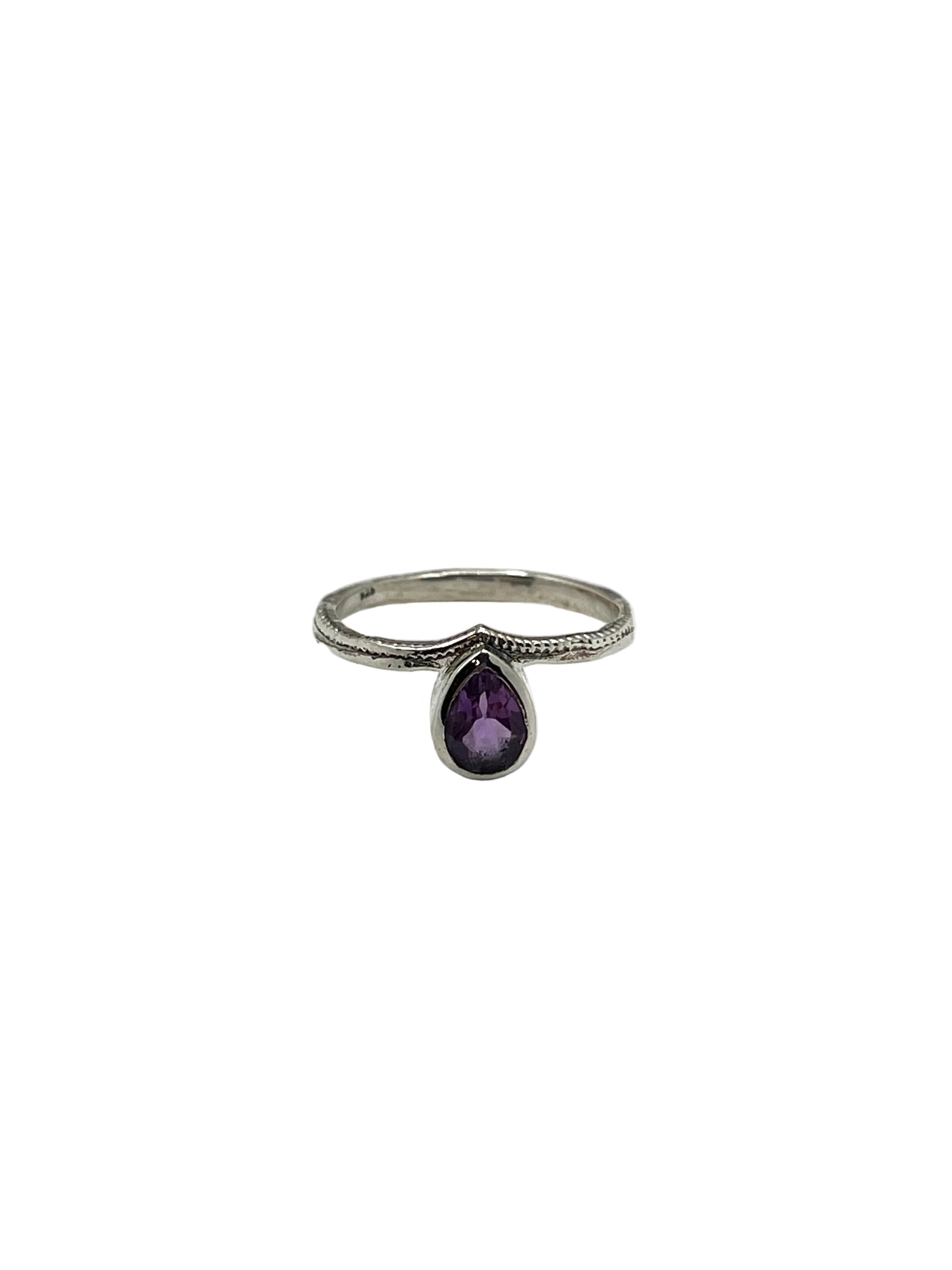 Teardrop Gemstone Rings