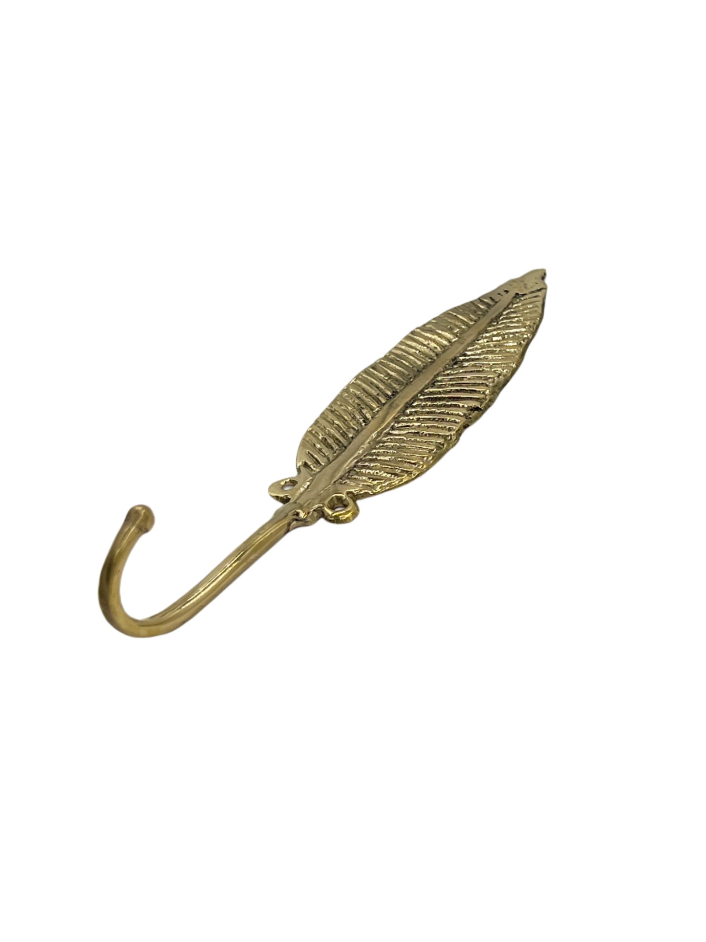 Bronze Feather Wall Hook