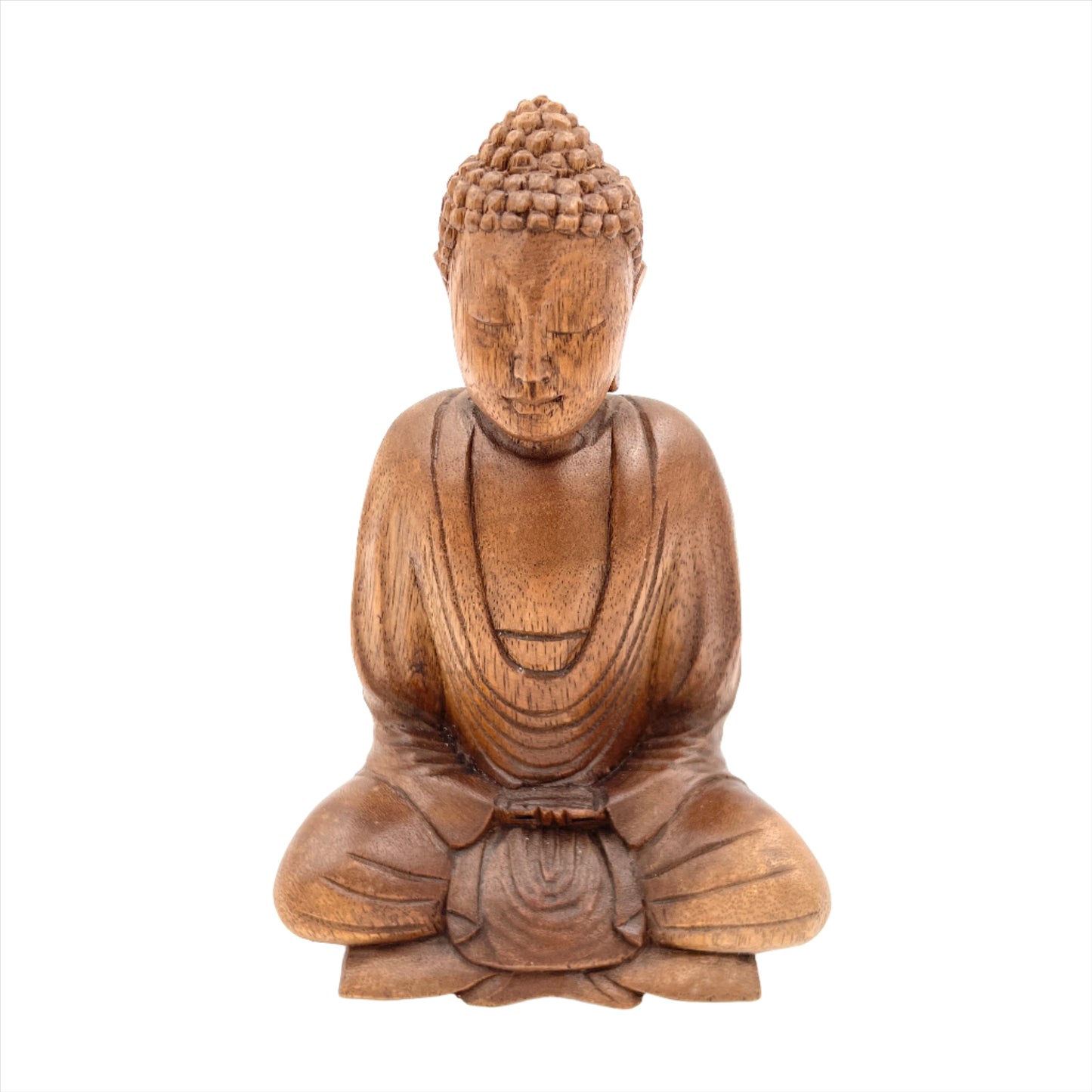 Hand Carved Suar Wood Buddha Statues