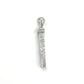 Sterling Silver Iron Meteorite Rectangle Pendants