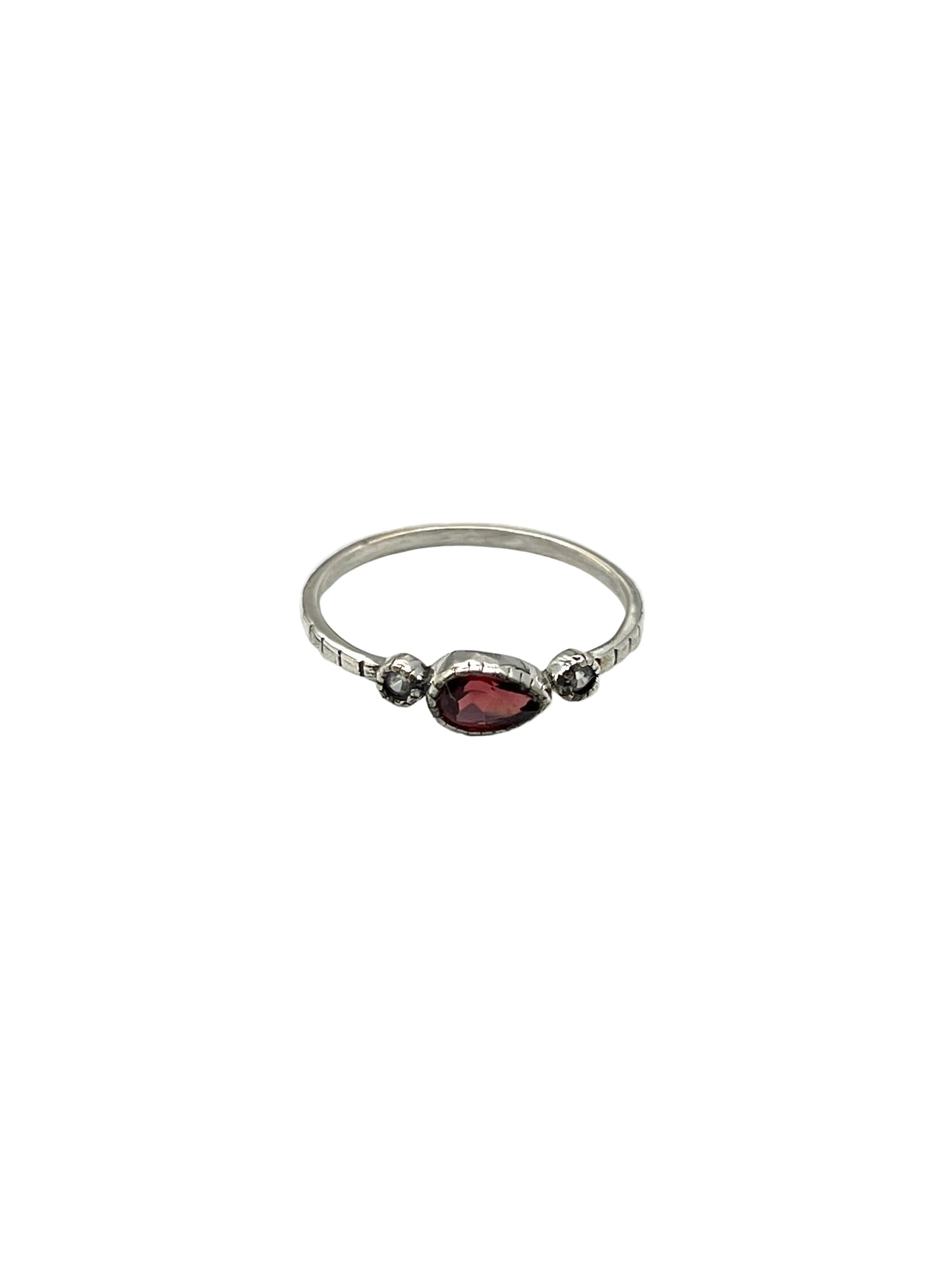 Teardrop Gemstone Rings
