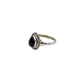Beaded Teardrop Amethyst Ring