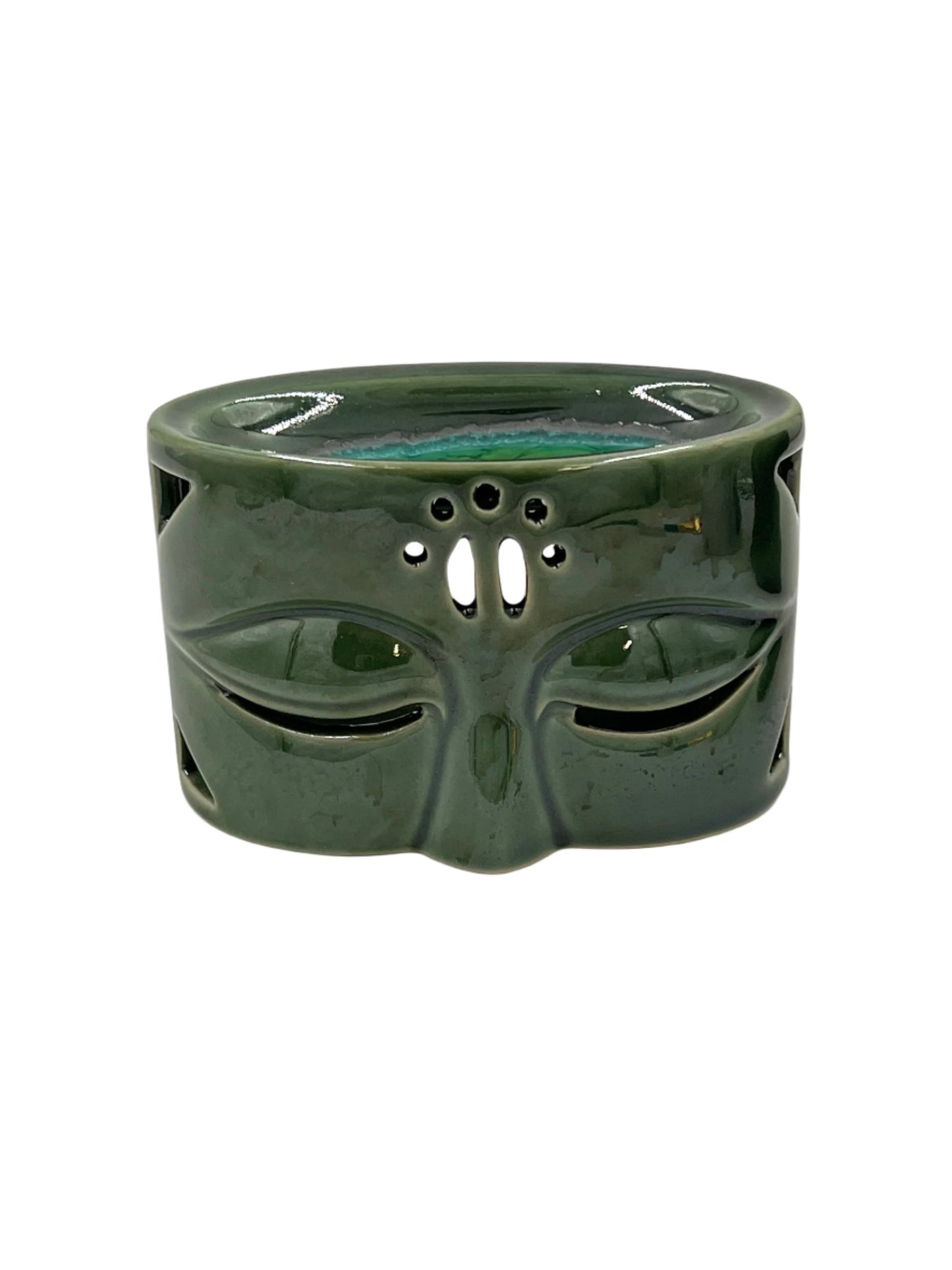 Ceramic Buddha Eyes Aromatherapy Oil Warmer