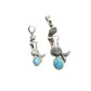 Sterling Silver Mermaid Larimar Pendants