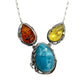 Amber & Larimar Necklace