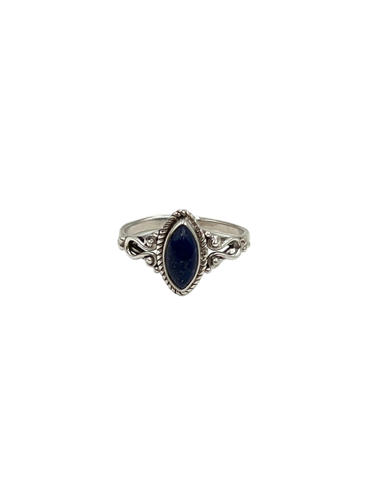 Lapis Lazuli Marquise Ring