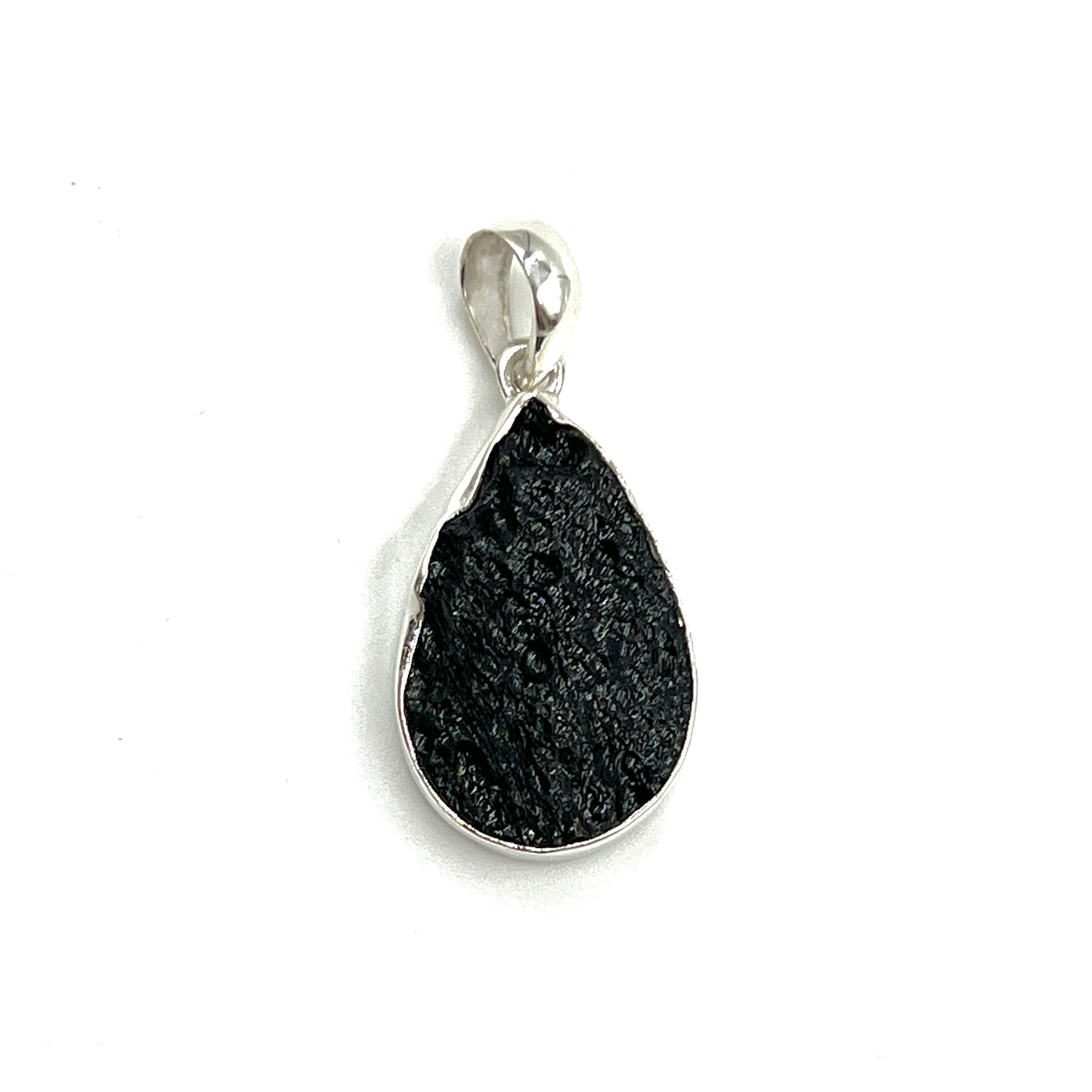 Tektite Teardrop Pendants