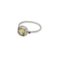 Faceted Square Gemstone Ring