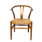 Wishbone Teakwood & Banana Leaf Chair