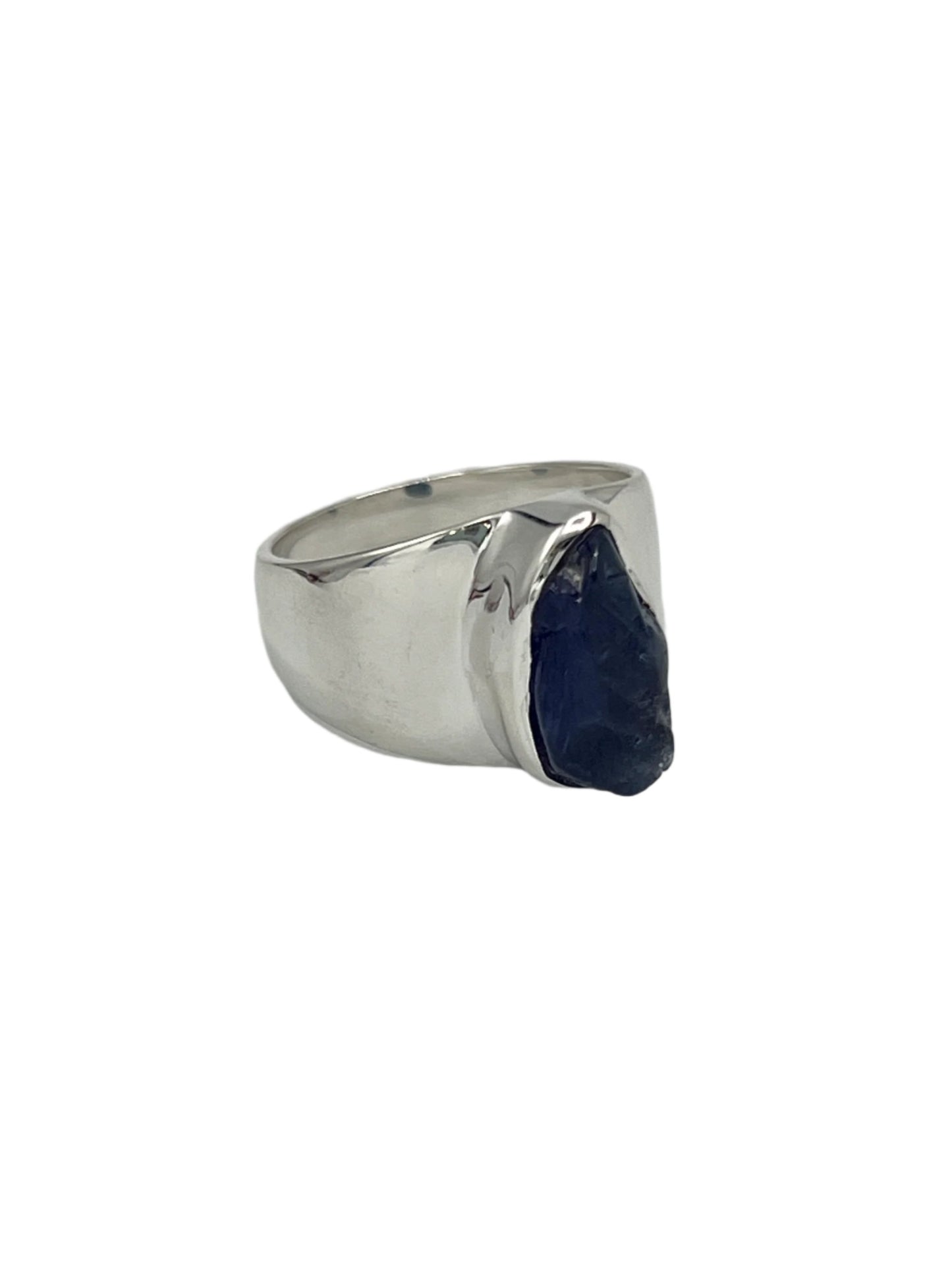 Sterling Silver Raw Tanzanite Rings