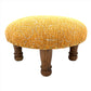 Block Print Foot Stool | Round