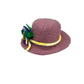 Hand Felted Flower Hat