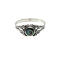Sterling Silver Shell Round Ring