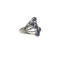 Multi Tanzanite Etched Ring