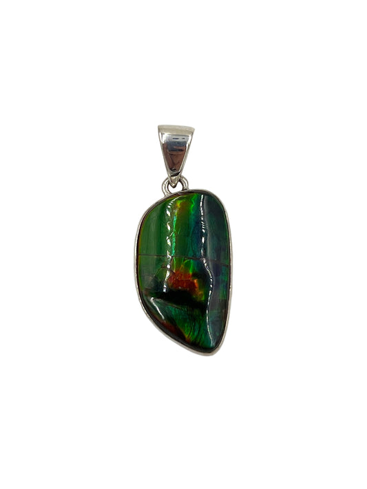 Ammolite Freeform Pendants