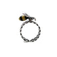 Amber Honey Comb Rings