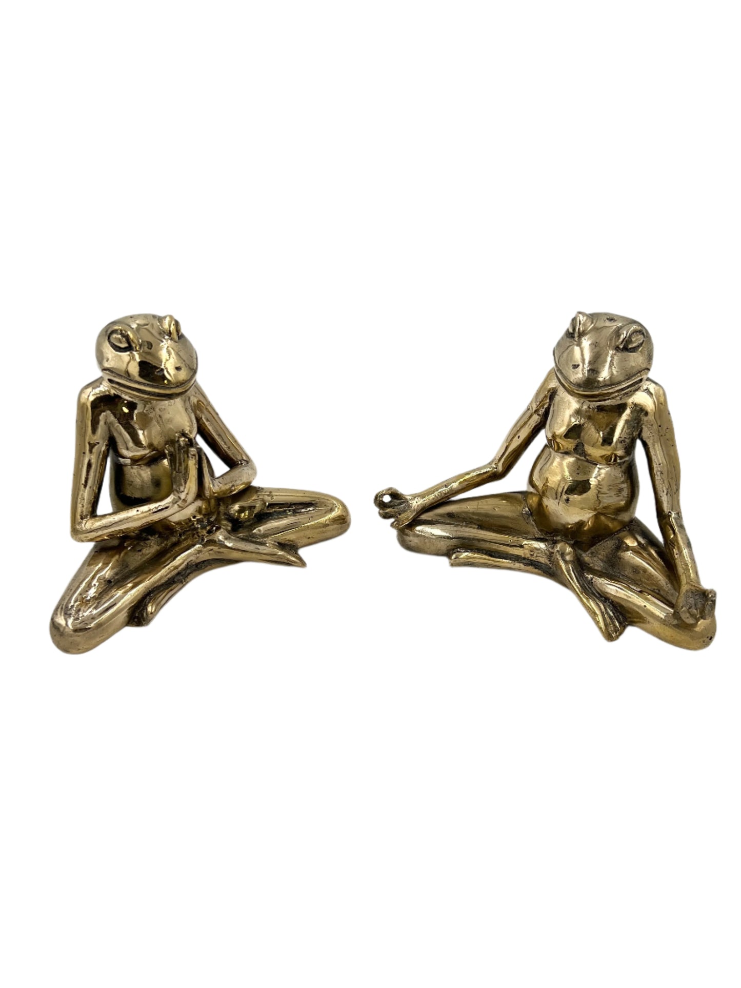 Bronze Meditating Frog