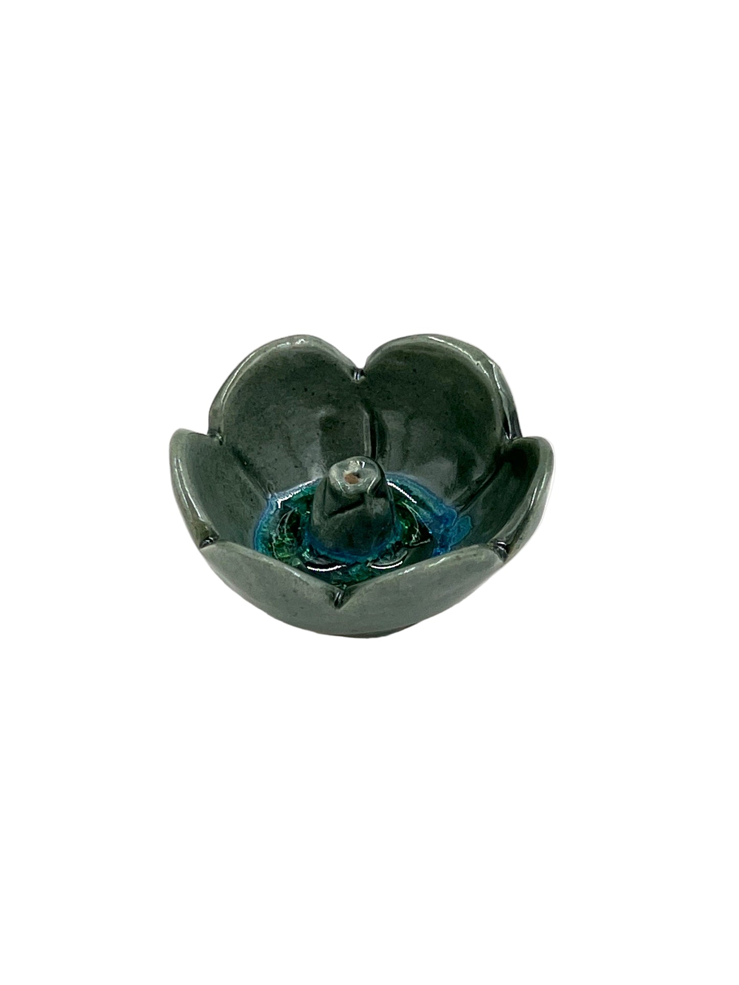 Ceramic Lotus Incense Burner