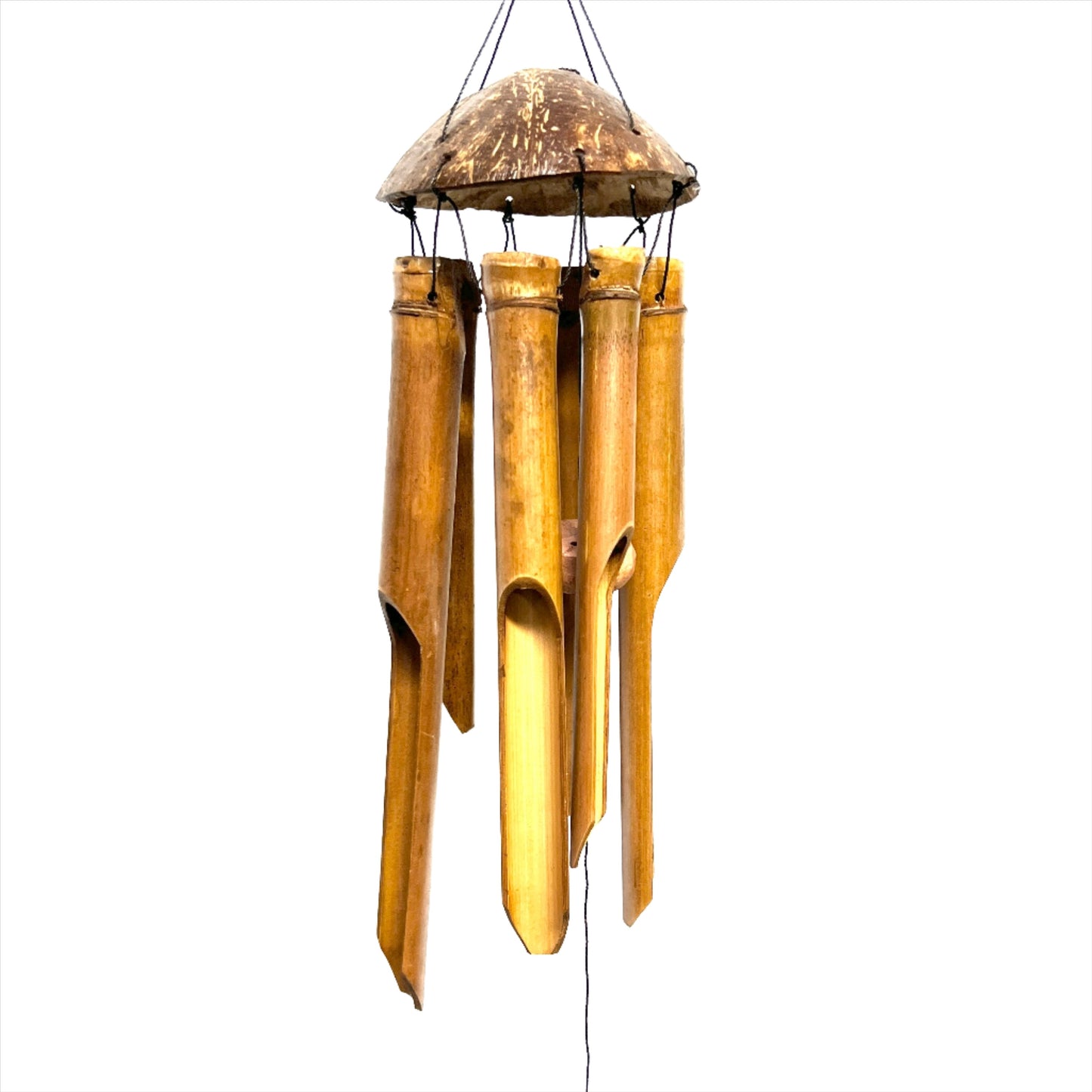 Half Coconut & Bamboo Wind Chimes