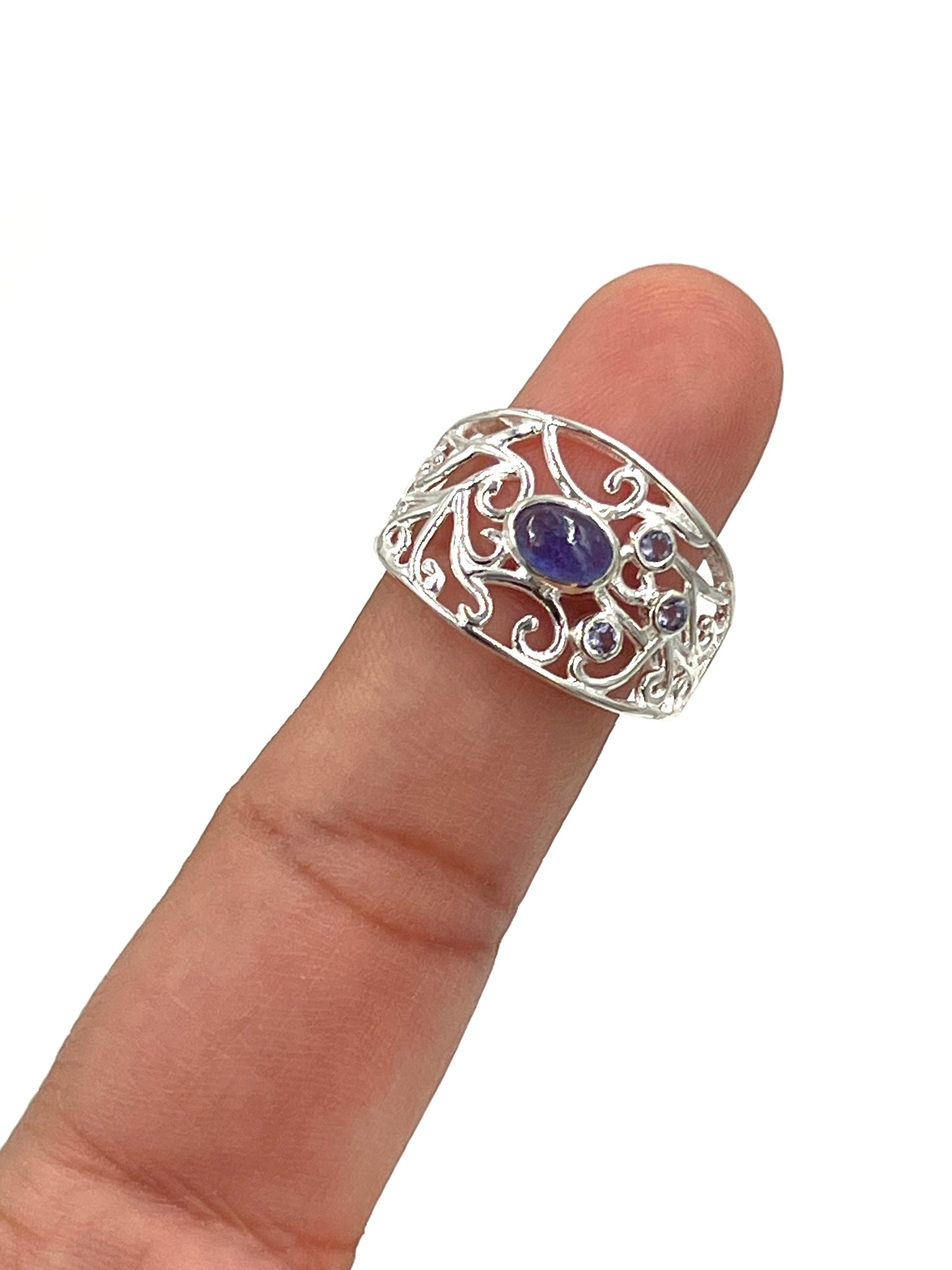 Filigree Tanzanite Ring
