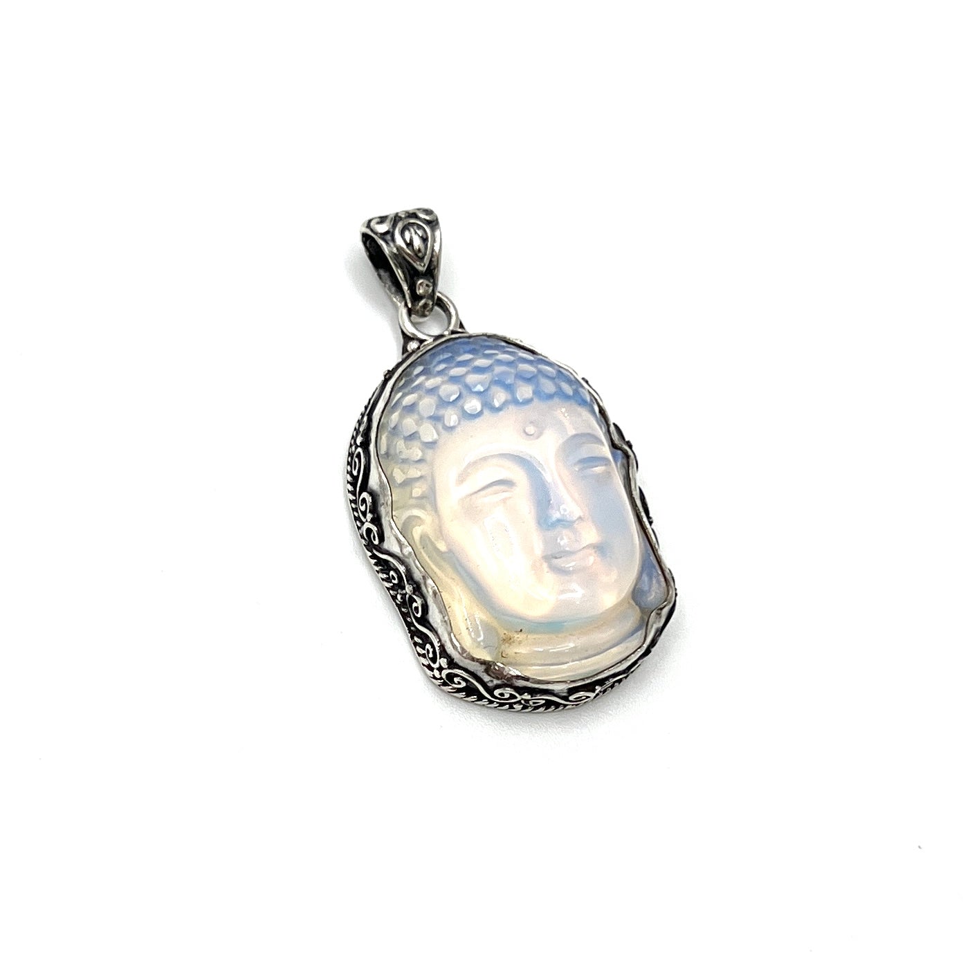 Opalite Buddha Head Pendant