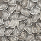 Clear Quartz Puffy Hearts