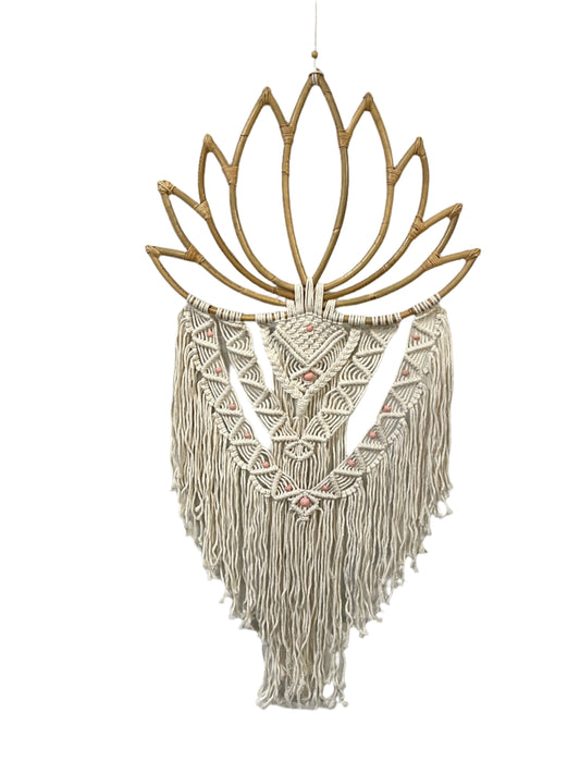 Lotus Macramé Dream Catcher