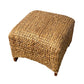 Teakwood & Water Hyacinth Ottoman