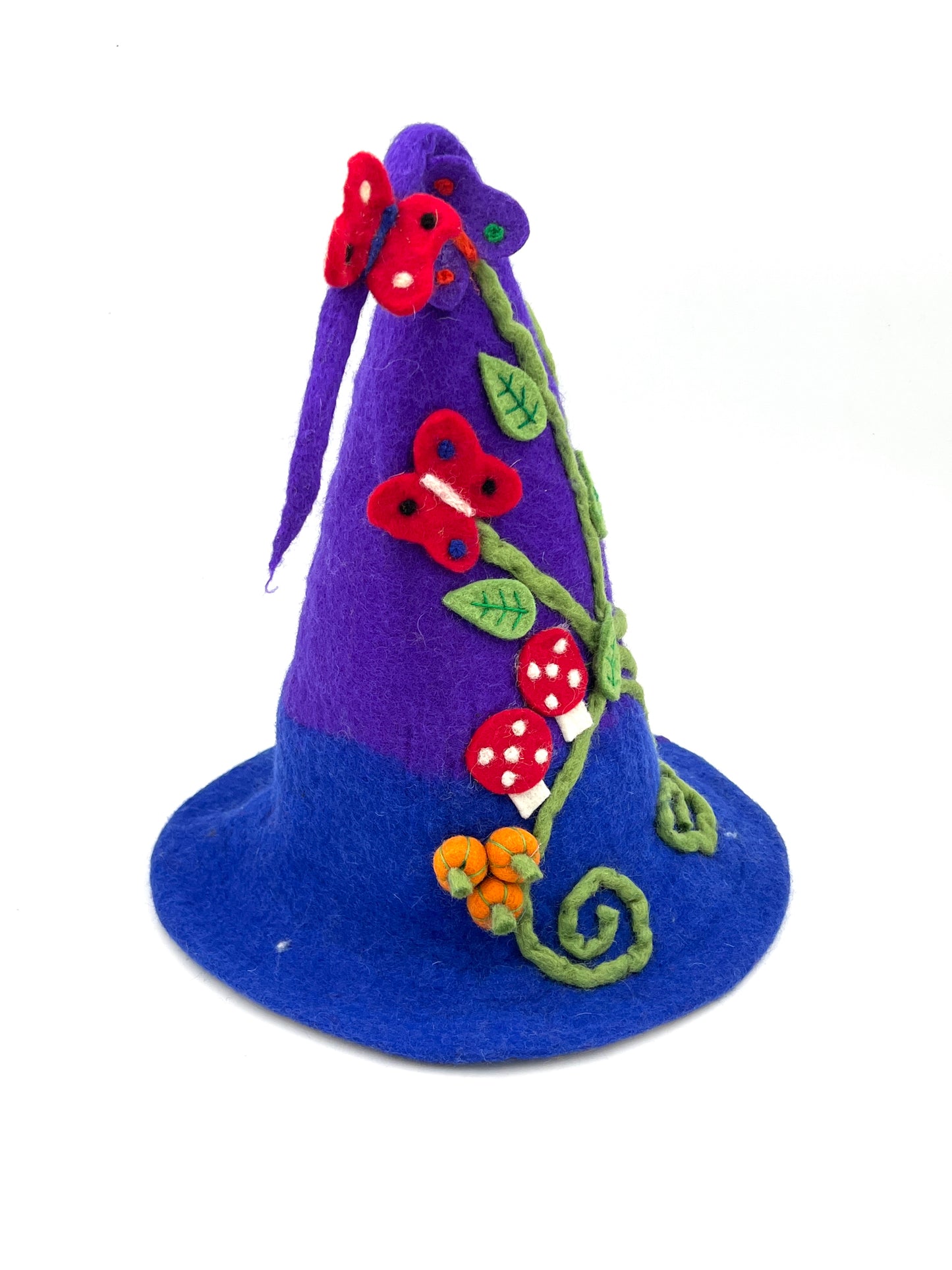 Hand felted Wizard Mushroom Wool Hats