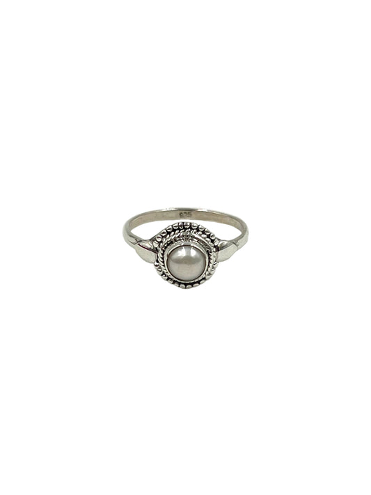 Beaded Pearl Ring