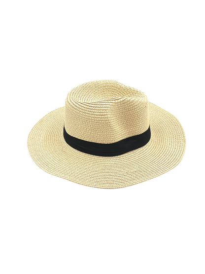 Woven Straw Panama Hat