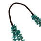Hand Knotted Chip Turquoise Necklace