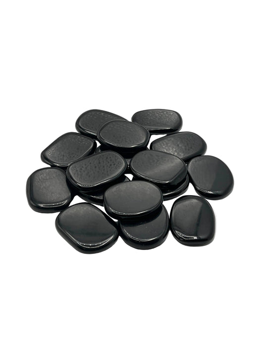 Obsidian Flat Palmstones