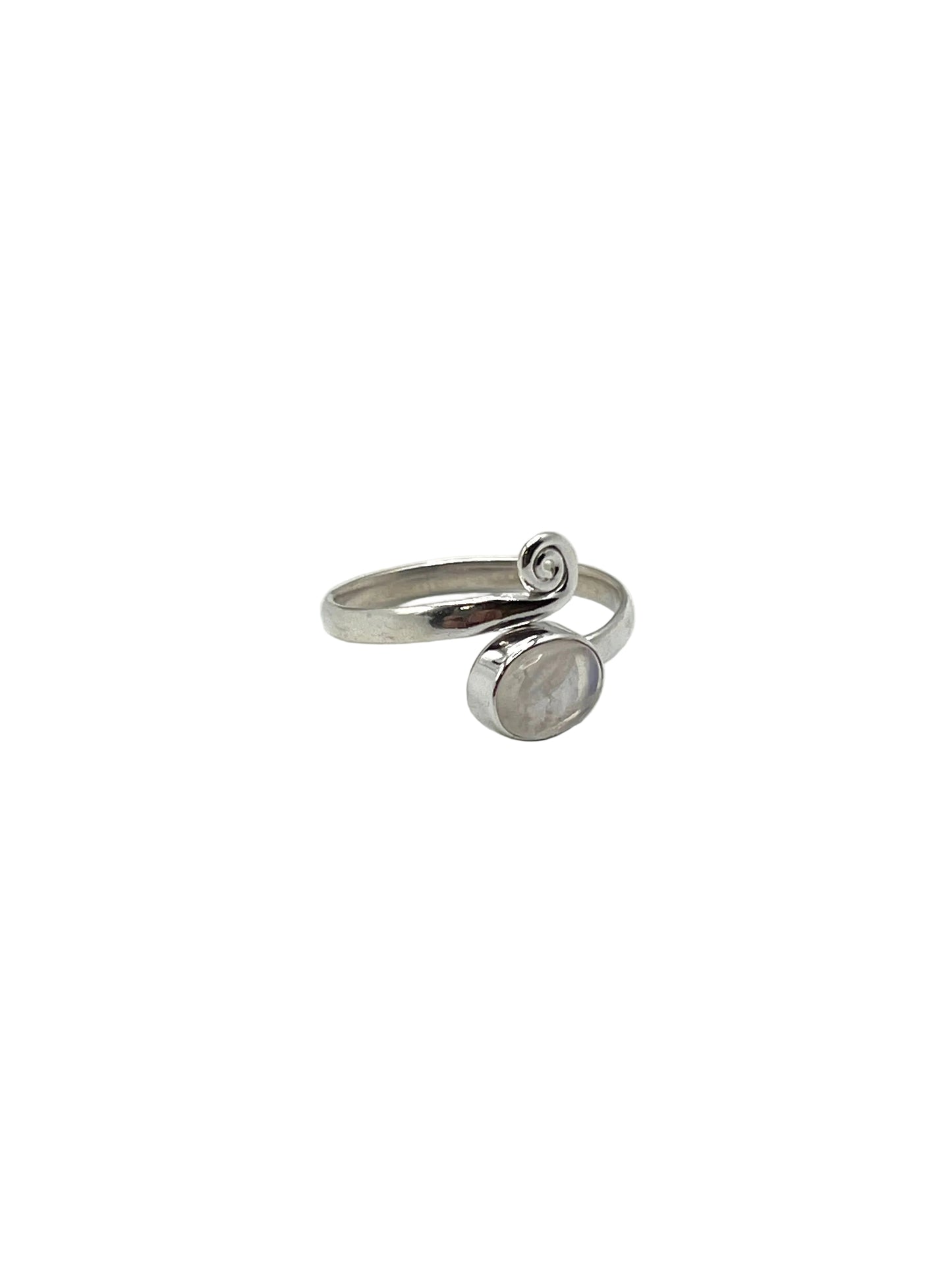 Swirl Gemstone Wrap Rings