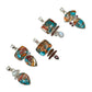 Spiny Oyster Shell Turquoise Pendants