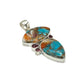 Spiny Oyster Shell Turquoise Pendants