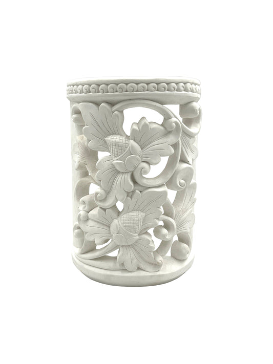 Concrete Flower Wall Sconce