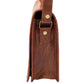 Camel Leather Cross Body Saddle Bag