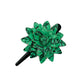Large Leather Flower Hair Clips