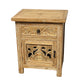 White Washed Teakwood Night Stands