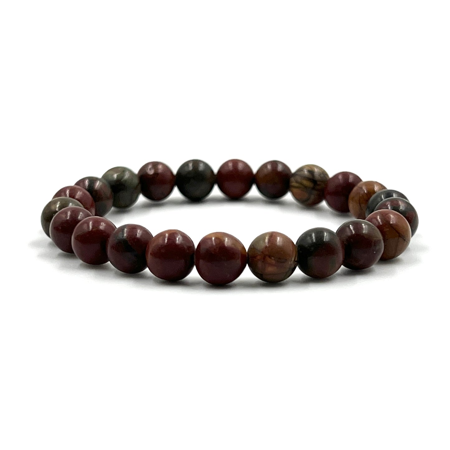 Red Creek Jasper Stretchy Bracelets