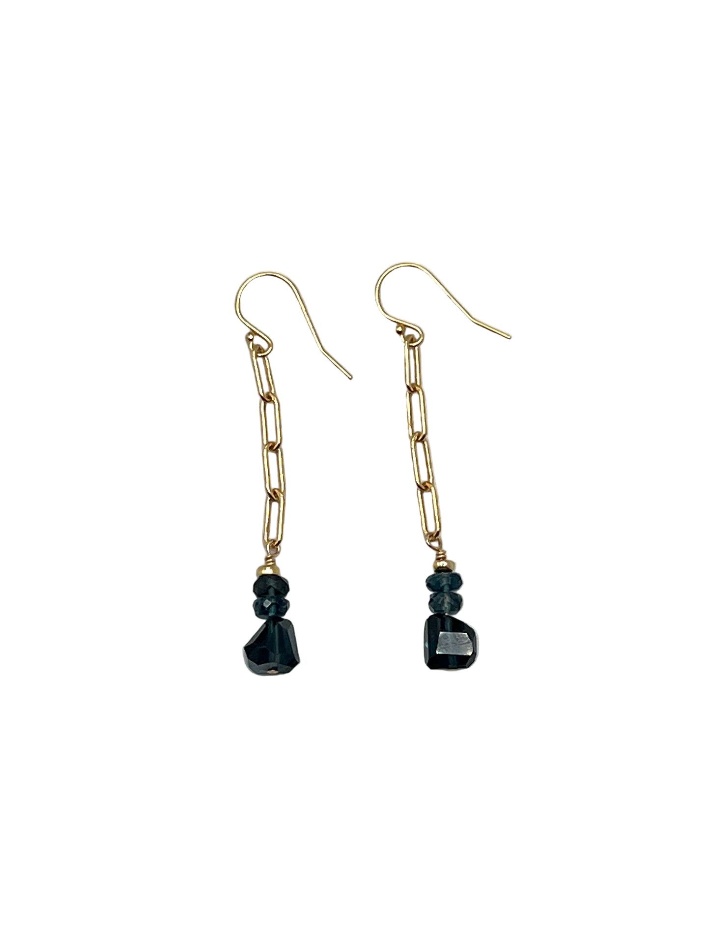 London Blue Topaz Gold Filled Earrings