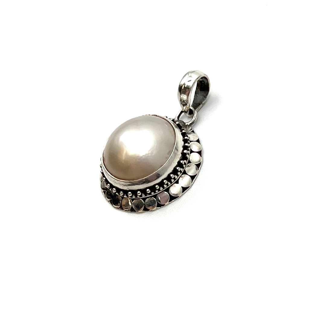 Sterling Silver Pearl Pendants