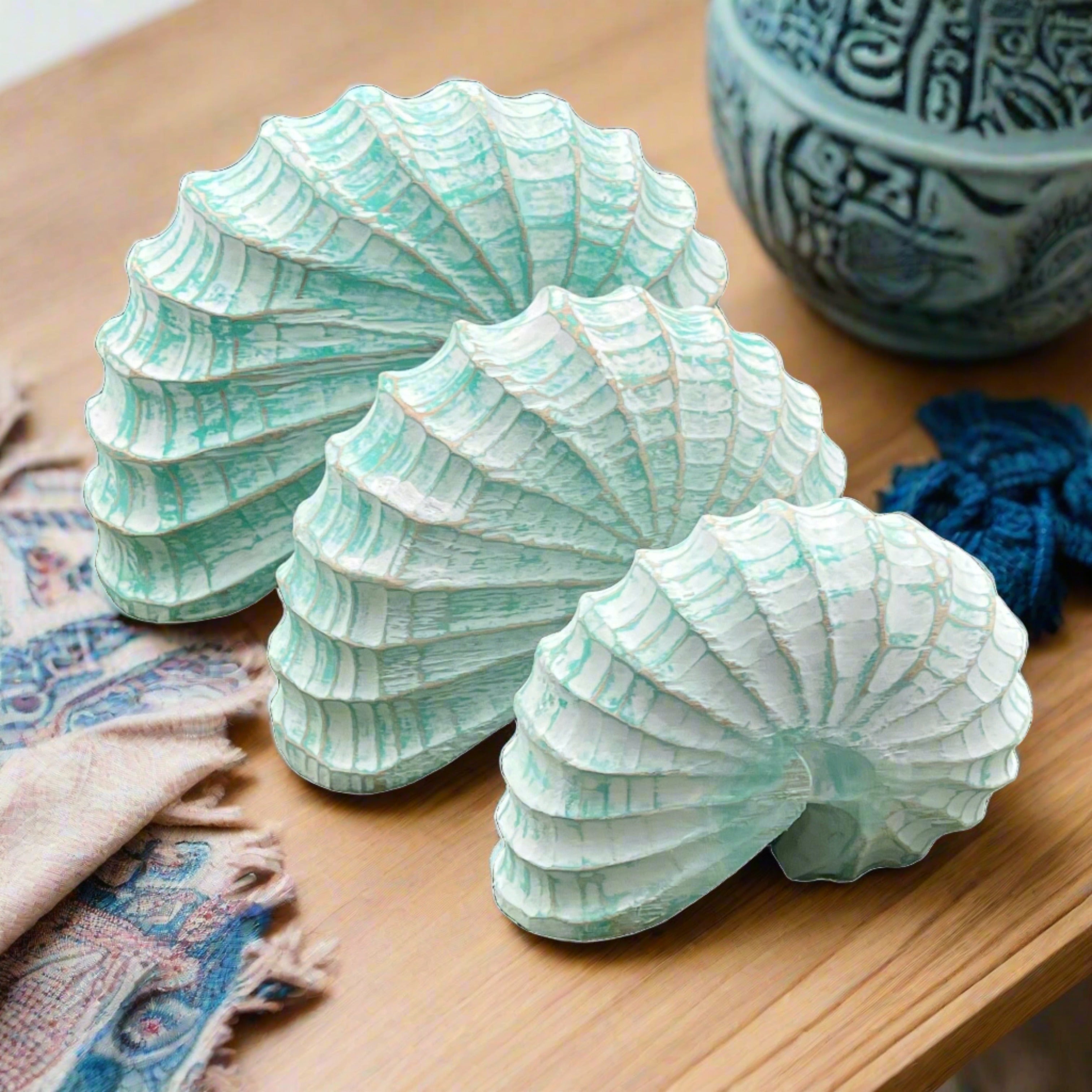 Sleep Card Shell Carved Sleeping Shell – Midnight Sun
