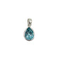 Teardrop Blue Topaz Pendants