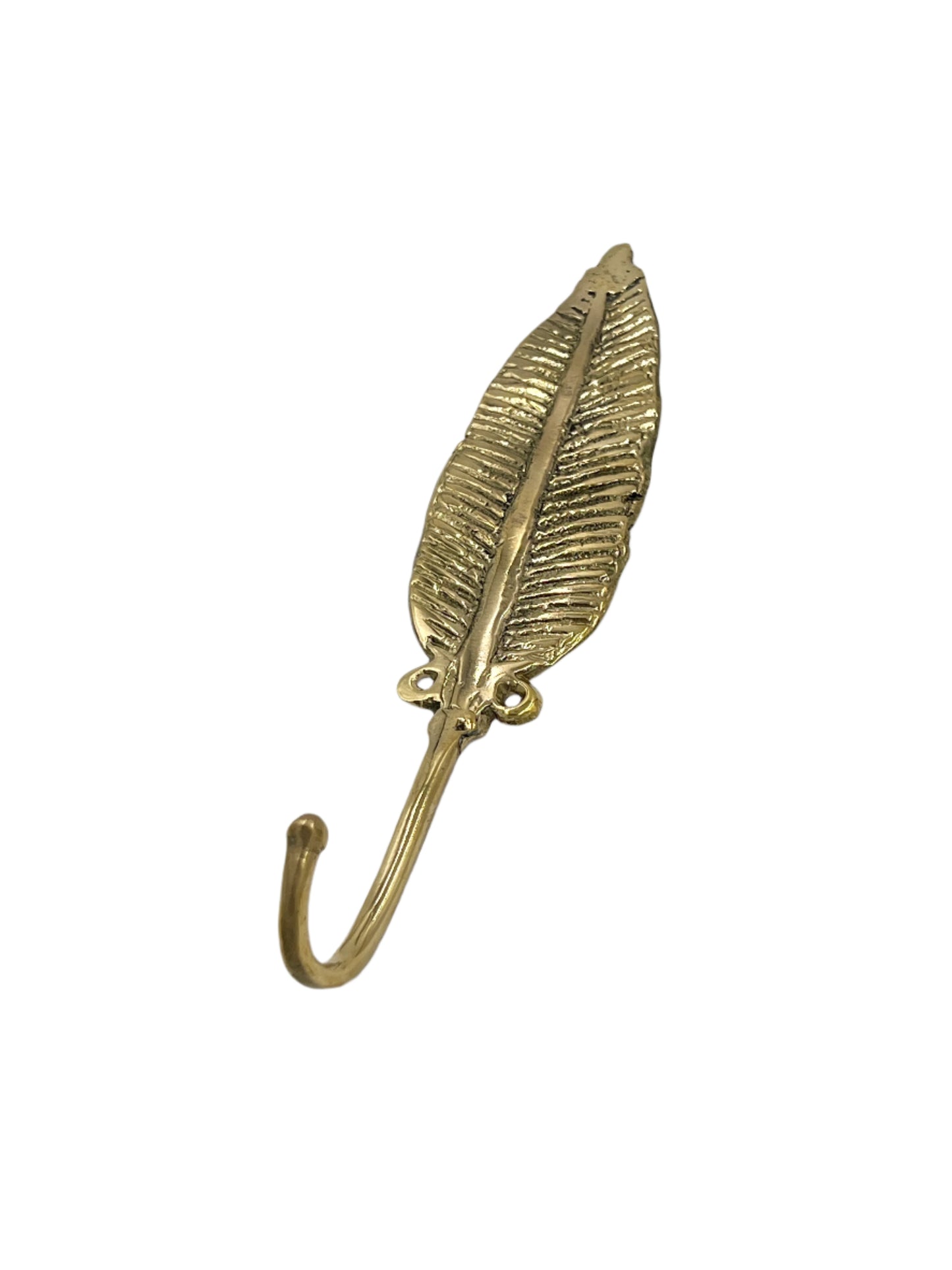 Bronze Feather Wall Hook