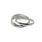 Sterling Silver Three Band Roll Ring